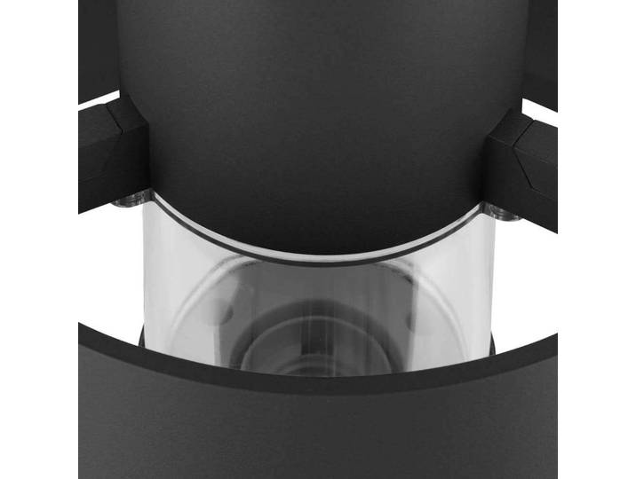 Photoni Cyl 45, borne lumineuse, noire - SLV - Terrasse - Aluminium