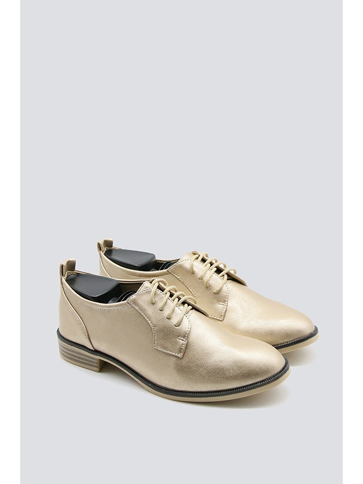 Bellucci Schnürschuhe in Gold - 38