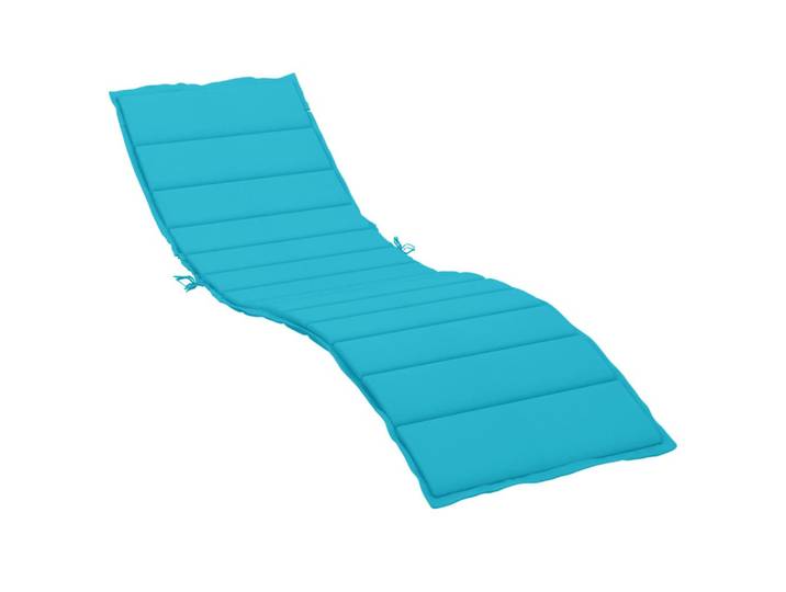 vidaXL Sonnenliegen-Auflage Türkis Oxford-Gewebe, 70x4x200 cm, Gartenmöbel, Gartenpolster & Auflagen, Liegenauflagen