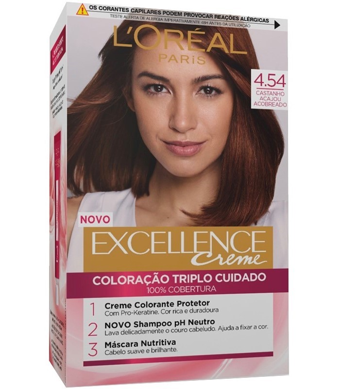 L'Oréal Paris Excellence Cream Color Treatment Triple Care 1&nbsp;un. 4.54