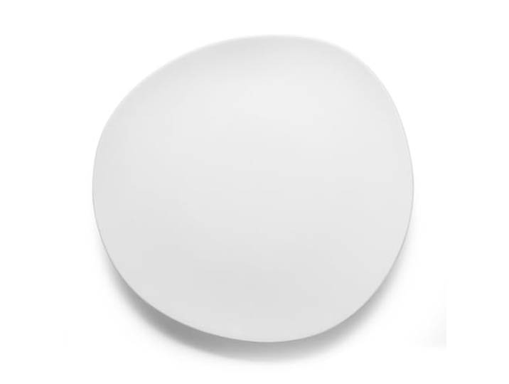 MÉDARD DE NOBLAT - Assiette plate - D28 cm - Sven - Porcelaine - Lot de 6 - Blanc