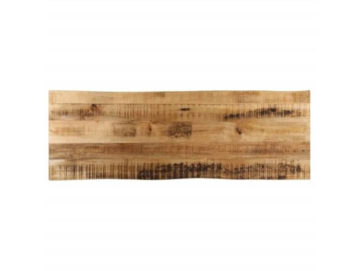 APXESS Tischplatte mit Baumkante 140x40x2.5 cm aus massivem Mangoholz Rustikale Naturkante, Tropisches Hartholz, Vielseitige Tischplatte