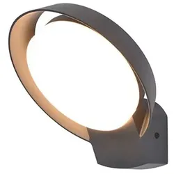 LED Außenwandleuchte Wandlampe Fassadenleuchte Anthrazit Bewegungsmelder B 18 cm