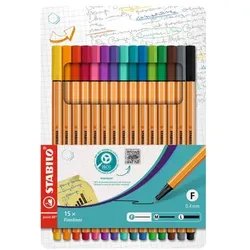 Stabilo 15er-Pack Fineliner »point 88«