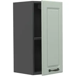 Vicco, Regal, Hängeschrank R-Line, Mint Landhaus/Anthrazit, 30 cm