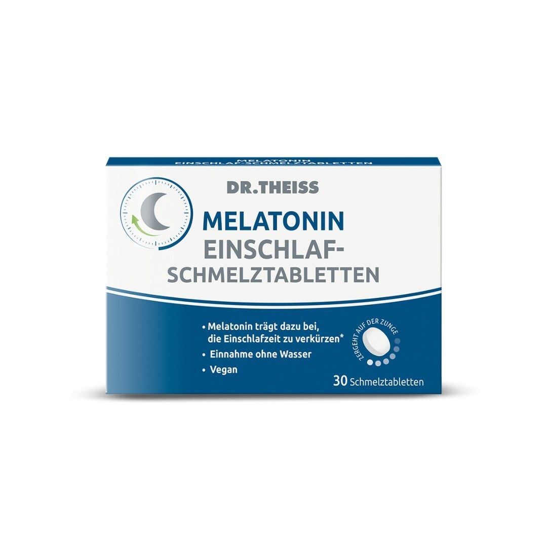 Dr.theiss Melatonin Einschlaf-Schmelztabletten 30 St Schmelztabletten