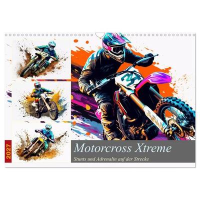 Motorcross Xtreme (Wandkalender 2027 DIN A3 quer), CALVENDO Monatskalender