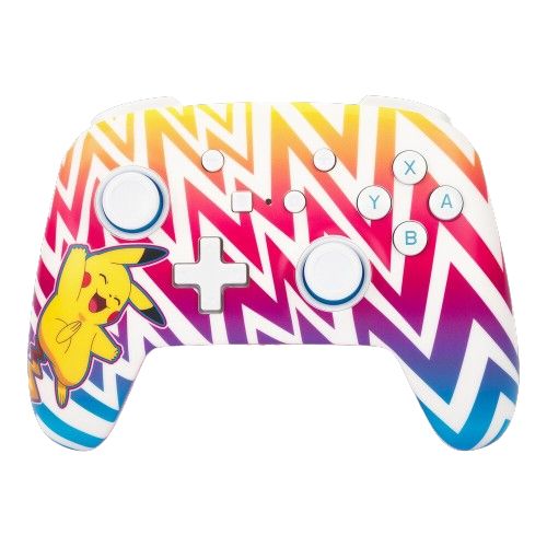 PowerA Enhanced Wireless Controller Pokemon - Pikachu Vibrant Gamepad für Nintendo Switch/Lite/OLED (Mehrfarbig) NSGP0262-01
