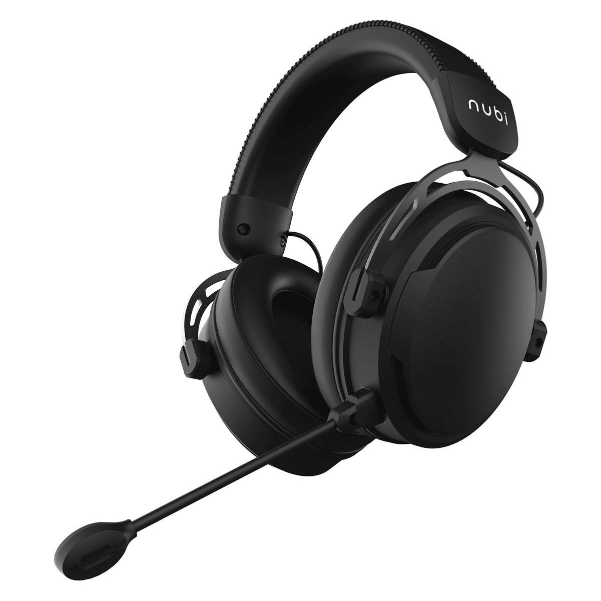 Nubi Headset NH1 - Schwarz - USB und USB-C - Over-Ear - inklusive Mikrofon (Kabelgebunden) (NUBI)