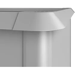 Biohort Schneckenschutz für HochBeet 102 x 53 x 77 cm (Gr. 1x0,5) silber-metallic