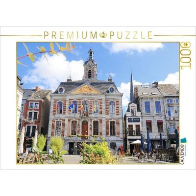 CALVENDO Puzzle Das belgische Huy in der Wallonie | 1000 Teile Lege-Größe 64x48cm Foto-Puzzle für glückliche Stunden