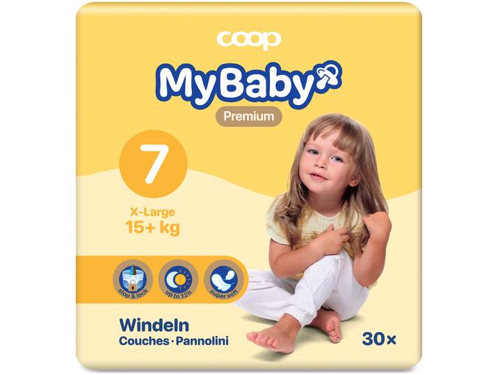MyBaby My Baby Windeln XL Grösse 7 15+ kg 30 Stück