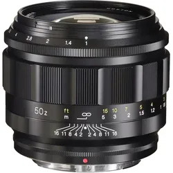 Voigtländer Nokton 50mm f1 Nikon Z-Mount asphärisch schwarz
