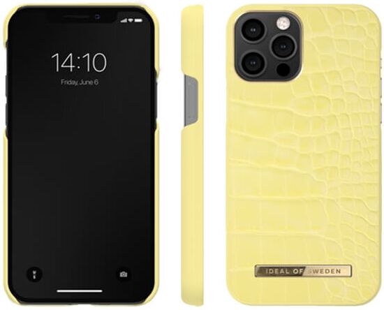 Apple iPhone 12 / 12 Pro iDeal of Sweden Atelier suojakuori, Lemon Croco