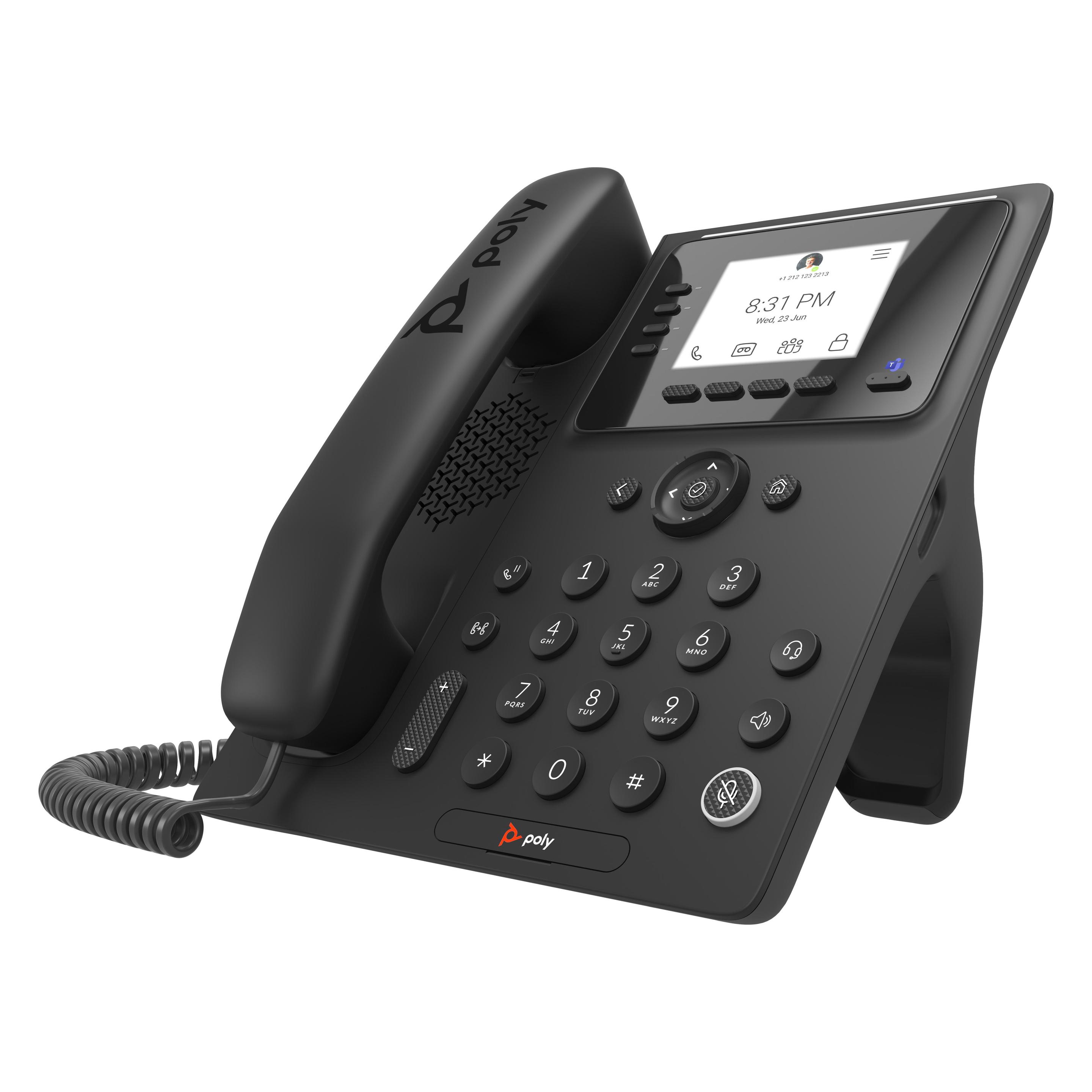 HP Poly CCX 350 Business-Medientelefon für Microsoft Teams und PoE-fähig (848Z7AA#AC3)