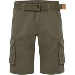 Cargoshorts INDICODE "Cargoshorts IDCosta", Herren, Gr. M, N-Gr, grün (army), Obermaterial: 100% Baumwolle CO., Hosen