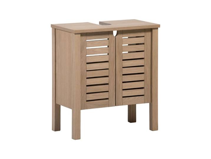 Meuble sous vasque 60cm chêne