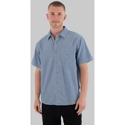 Hurley Ward Cord Hemd worker blue Gr. M