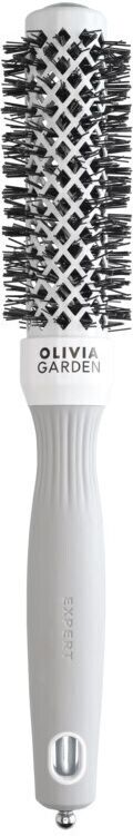 Olivia Garden Expert Blowout Shine White and Gray #25 mm