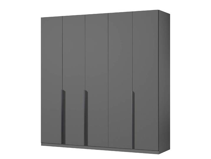 Drehtürenschrank Glam 225cm Grau Comfort Grau