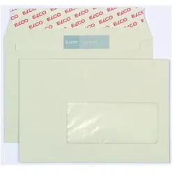 Elco, Briefumschlag, Couverts Optifix mit Fenster rechts Haftklebung C6 100g/qm (500x)