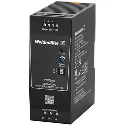 Weidmüller, Systemstromversorgung, DIN-Schienennetzgerät PRO BAS, 240 W, 24 V