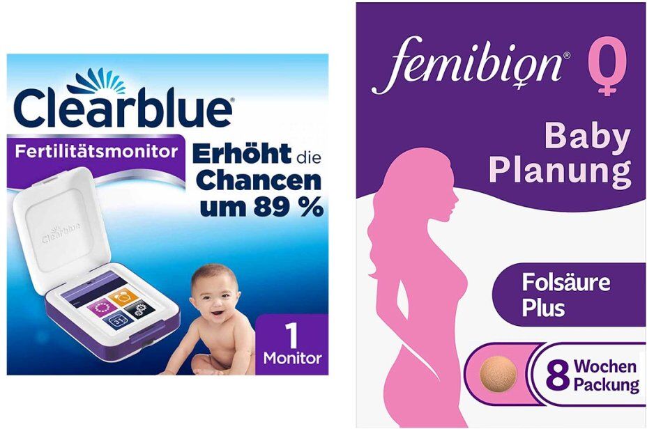 Clearblue Advanced Fertilitätsmonitor + Femibion Babyplanung Tab