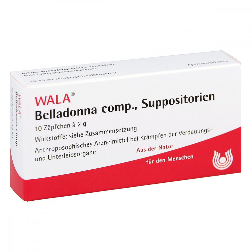 WALA Heilmittel GmbH Belladonna Comp. Suppositorien 01880612