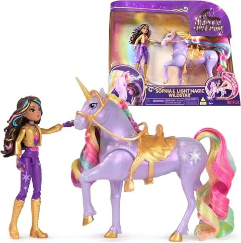 Unicorn Academy Light Unicorn und Sophia & Wildstar Figur