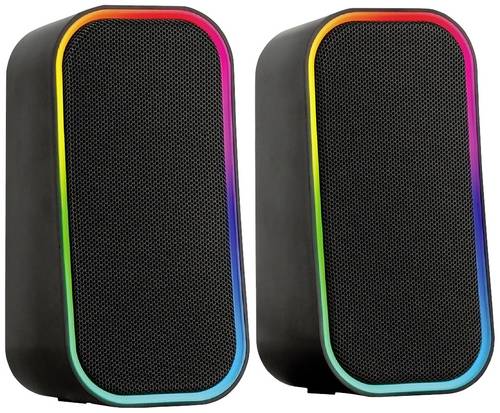 SpeedLink TOKEN PC-Lautsprecher Bluetooth, Kabelgebunden 6W Schwarz, RGB