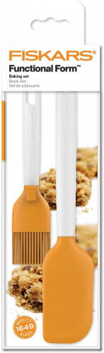 Fiskars Functional Form Set parfait pasteler¦a, 1 rascador de masa + 1 cepillo 1023616