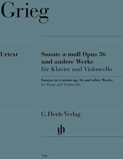 Henle Verlag Grieg Sonate a-moll op. 36