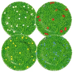 Taitù Prati Italiani Teller flach, Teller, Mehrfarbig