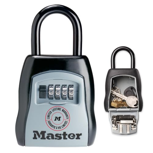 Master Lock Draagbare sleutelkluis met beugel - Middelgroot - 5400EURD