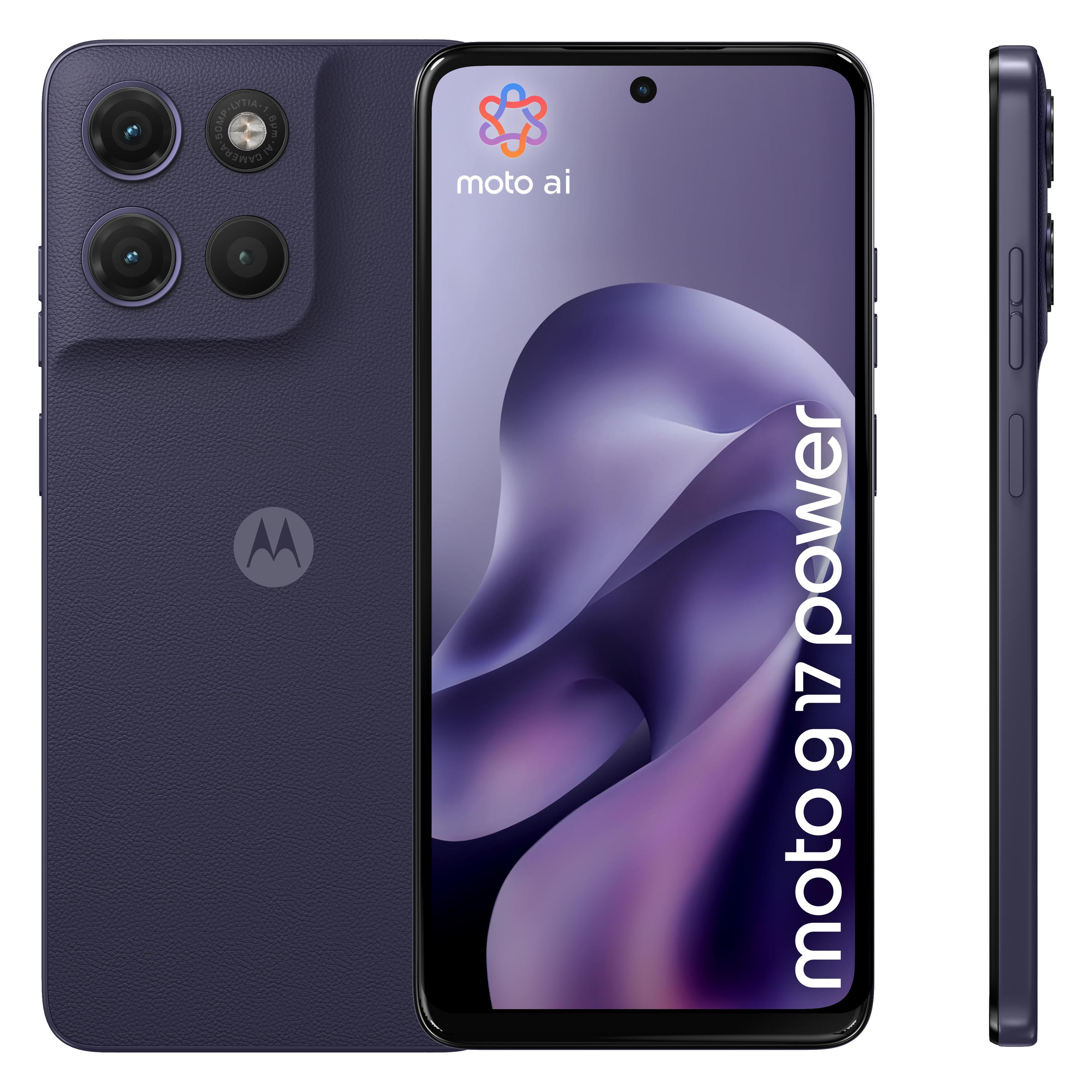 Motorola G17 Power 8/256GB Evening Blue (256 GB, Evening Blue, Purple, 6.72", Hybrid Dual SIM) (PBBM0000PL)
