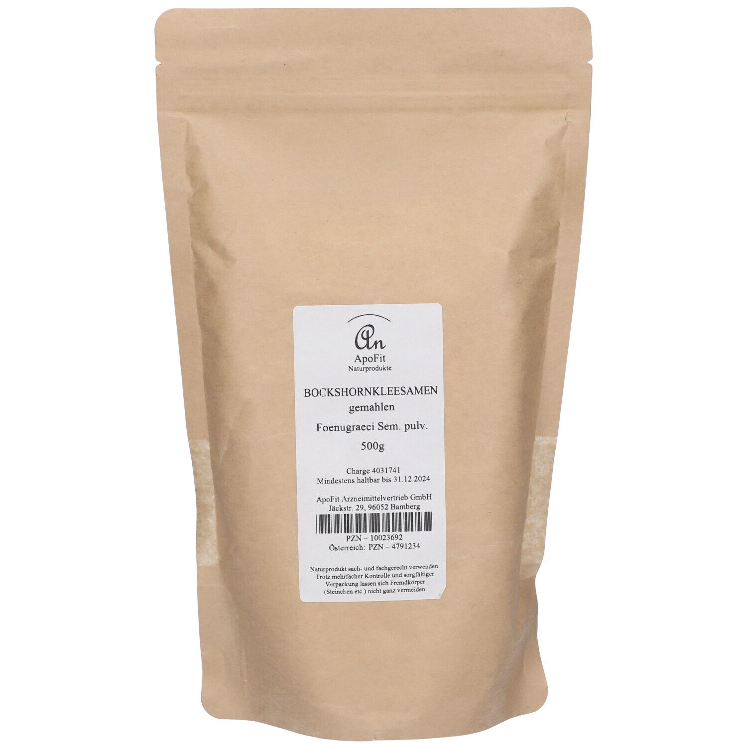Bockshornkleesamen gemahlen 500 g Pulver