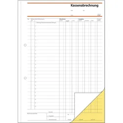 Sigel, Formular, Kassenabrechnung (80x)