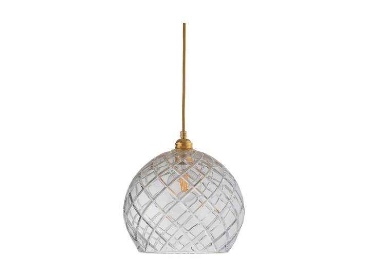 EBB & FLOW Lampe à suspension Rowan L, Ø 28 cm Crystal, large check