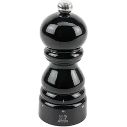 Peugeot PARIS U'SELECT Zirlion Salzmühle Schwarz lackiert 12 cm, Pfeffermühle + Salzmühle, Schwarz