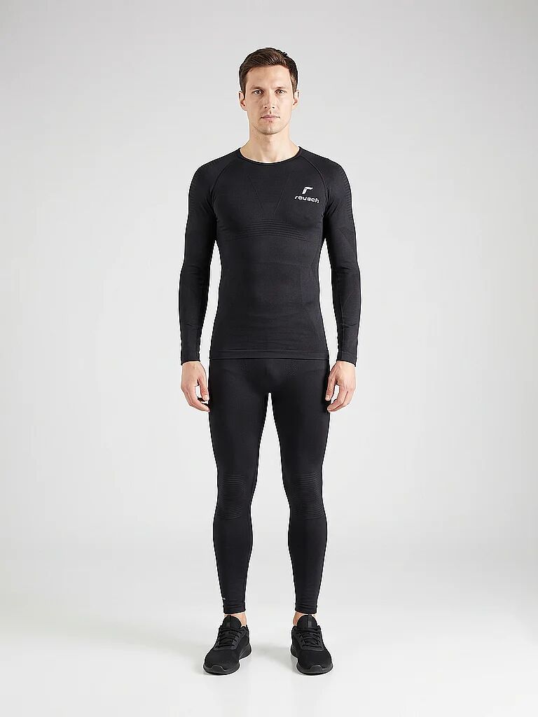 REUSCH Herren Funktionsunterwäsche-Set schwarz   S M