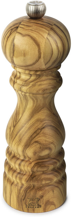 Peugeot Saveurs, Paris- Manual Salt Mill Olivewood 18cm H X 5.9cm W X 5.9cm D