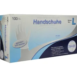 Einmal Handschuhe Vinyl Gepudert L 100 ST
