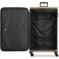Redolz Essentials 12 4-Rollen Trolley XL 90 cm sehr gross Sondergrösse, Koffer, Braun