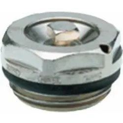 Entlüftungsstopfen 1/2'' selbstdichtend Messing vernickelt