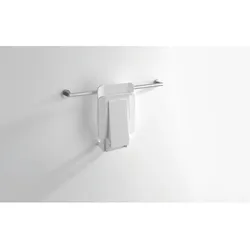 Hewi System 900 Einhängesitz 900.51.10260AS 450 x 533 x 637 mm, Edelstahl pulverbeschichtet weiß matt, matt weißer Kunststoff