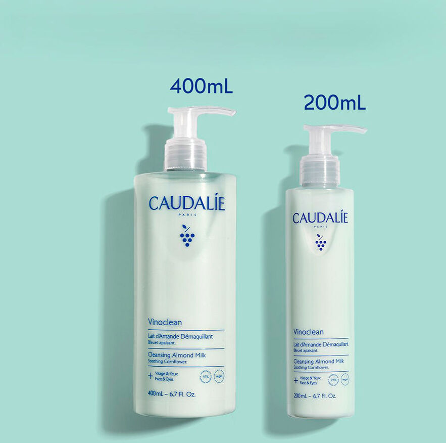 Caudalie Demaquilante de leite de amêndoas Vinoclean 400 ml