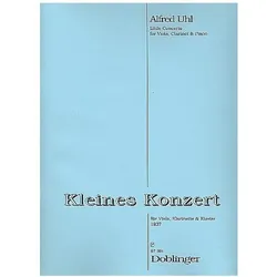 Kleines Konzert für Viola, Klarinette und Klavier, Fachbücher von Alfred Uhl
