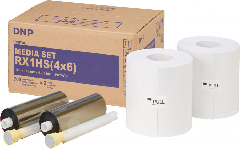 DNP Paper DSRX1HS-6X8 2 Rolls / 350 Prints 15x20 für DS-RX1HS