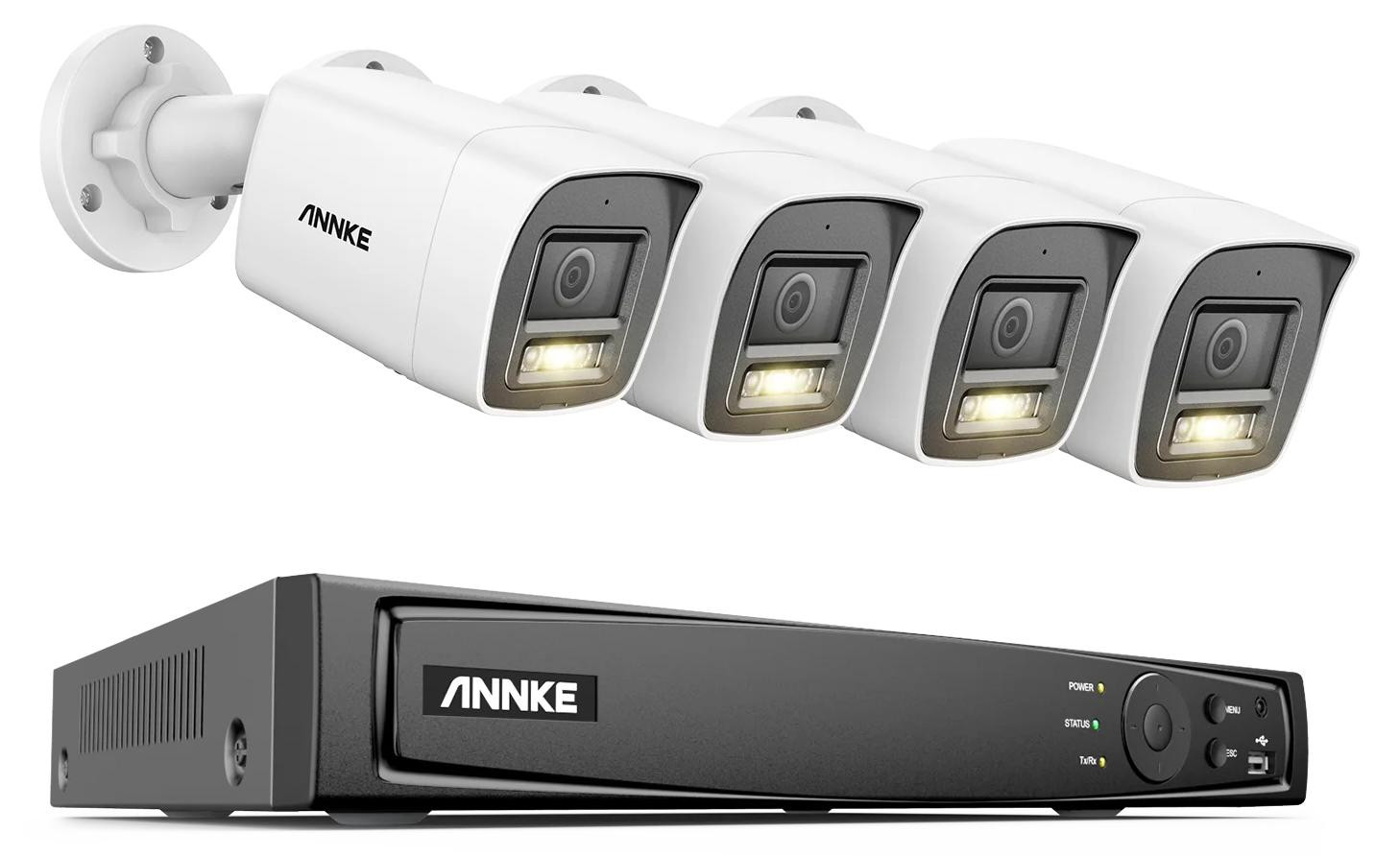 Selius 8-kanaals IP NVR Beveiligingssysteem met CCTV Camera Set