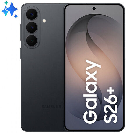 Samsung Galaxy S26+ Smartphone AI, 256GB, Processore avanzato, Assistente Foto, Creative Studio, Camera 50 MP, 4900 mAh, Black